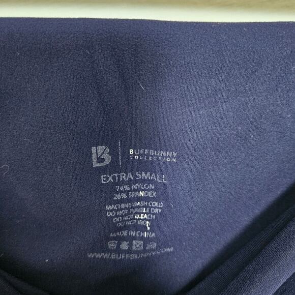 BuffBunny High Waist Pocket Leggings XS Navy Blue - Picture 6 of 6
